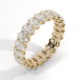 Oval Cut Diamond Full Eternity Wedding Band