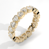 Heart Diamond Stackable Band