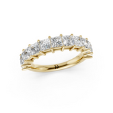 Princess Diamond Half Eternity Band