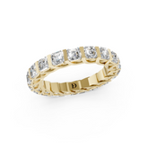 Asscher Diamond Bar Set Full Eternity Band