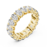 Oval Cut Diamond Full Circle Band
