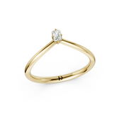 V Shape Radiant Curved Stacking Band
