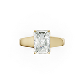Radiant Diamond Tapered Band Ring