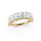 Radiant Diamond Half Eternity Band