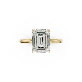 Emerald Solitaire Engagement Ring
