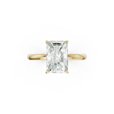 Radiant Diamond Hidden Halo Ring