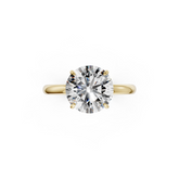 Round Diamond Hidden Halo Ring