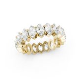 Marquise Cut Diamond Eternity Band