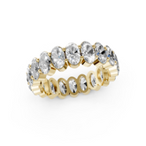 Oval Cut Diamond Eternity Band