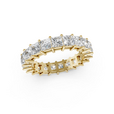 Princess Diamond Shared Prong Eternity Band