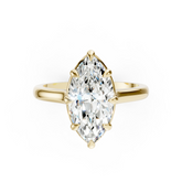 8-Prong Marquise Cut Diamond Solitaire Ring