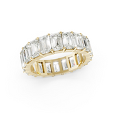 Emerald Cut Diamond Eternity Band