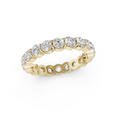 Round Cut Diamond Eternity Band