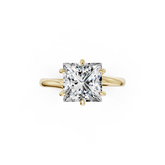 Princess Diamond Bypass Shank Solitaire Ring