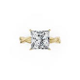 Princess Cut Diamond Crisscross Ring