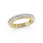 Cushion Diamond Shared Prong Eternity Band