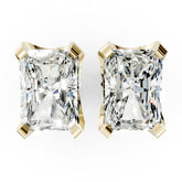 Radiant Cut Diamond Stud Earrings