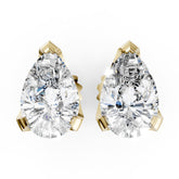 Pear Cut Diamond Stud Earrings