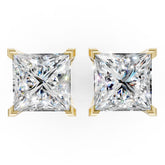 Princess Cut Diamond Stud Earrings