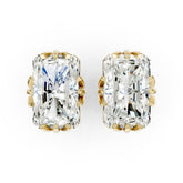 Radiant Brilliant Lab Grown Diamond Stud Earrings