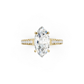 Marquise Diamond Graduation Set Engagement Ring