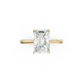 Radiant Cut Flower Prong ring