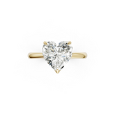 Heart Cut Flower Prong ring