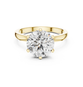 Classic 6-Prong Round Diamond Solitaire Ring