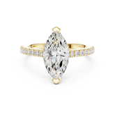 Marquise Cut Lab Grown Diamond Engagement Ring