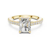 Radiant Cut Lab Grown Diamond Engagement Ring