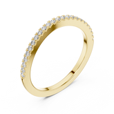 Round Diamond Pavé Wedding Band