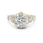 Round Cut Diamond Multi-Shape Cluster Ring