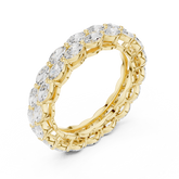 Double Row Marquise Diamond Eternity Band