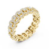 Round Brilliant Diamond Promise Band