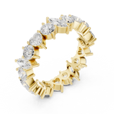 Multi Shape Lab Grown Diamond Eternity Band