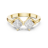 Kite Set Double Princess Diamond You And Me Ring