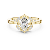 Art-Deco Marquise Diamond Ring