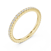 Round Brilliant Diamond Full Eternity Band