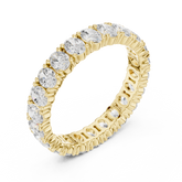 Oval Cut Diamond Shared Prong Eternity Band