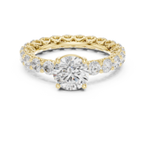 Round Lab Grown Diamond Eternity Wedding Ring