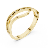 Wave Bypass Round Lab Diamond Proposal Band