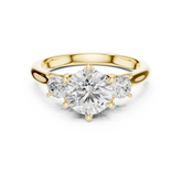 Three-Stone Round Diamond Ring