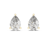 Classic Pear Cut Diamond Stud Earrings