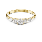 Five Stone Round Diamond Engagement Ring