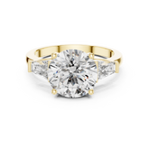 Round Brilliant Three Stone Anniversary Ring