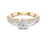 Four-Prong Round Cut Diamond Engagement Ring