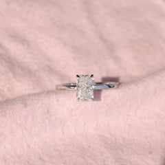 Radiant Cut Solitaire Ring