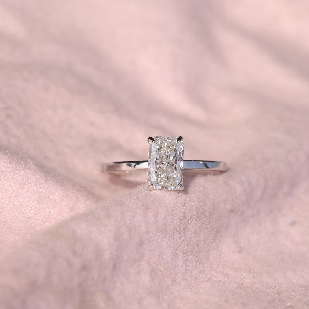 Radiant Cut Solitaire Ring