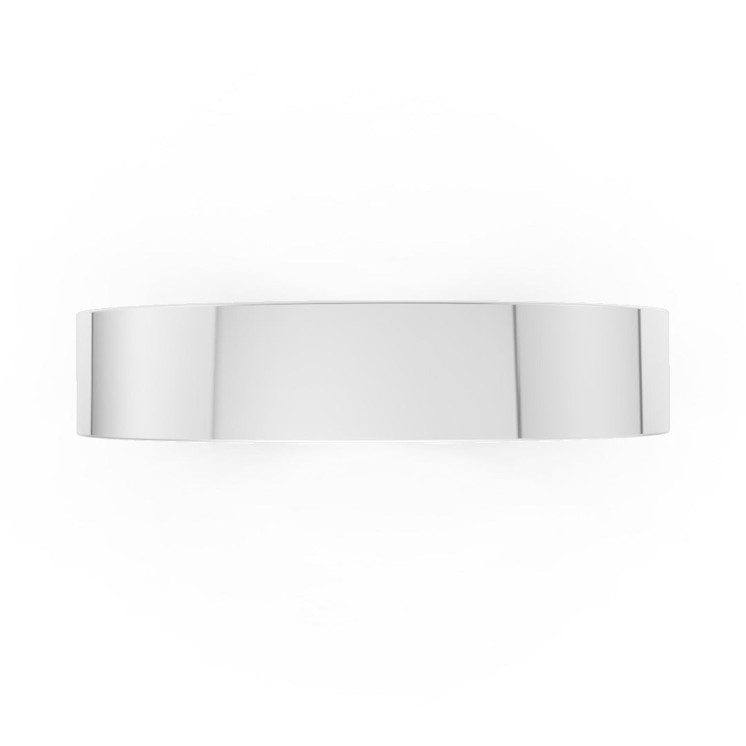 Unisex Classic Flat Stackable Wedding Band