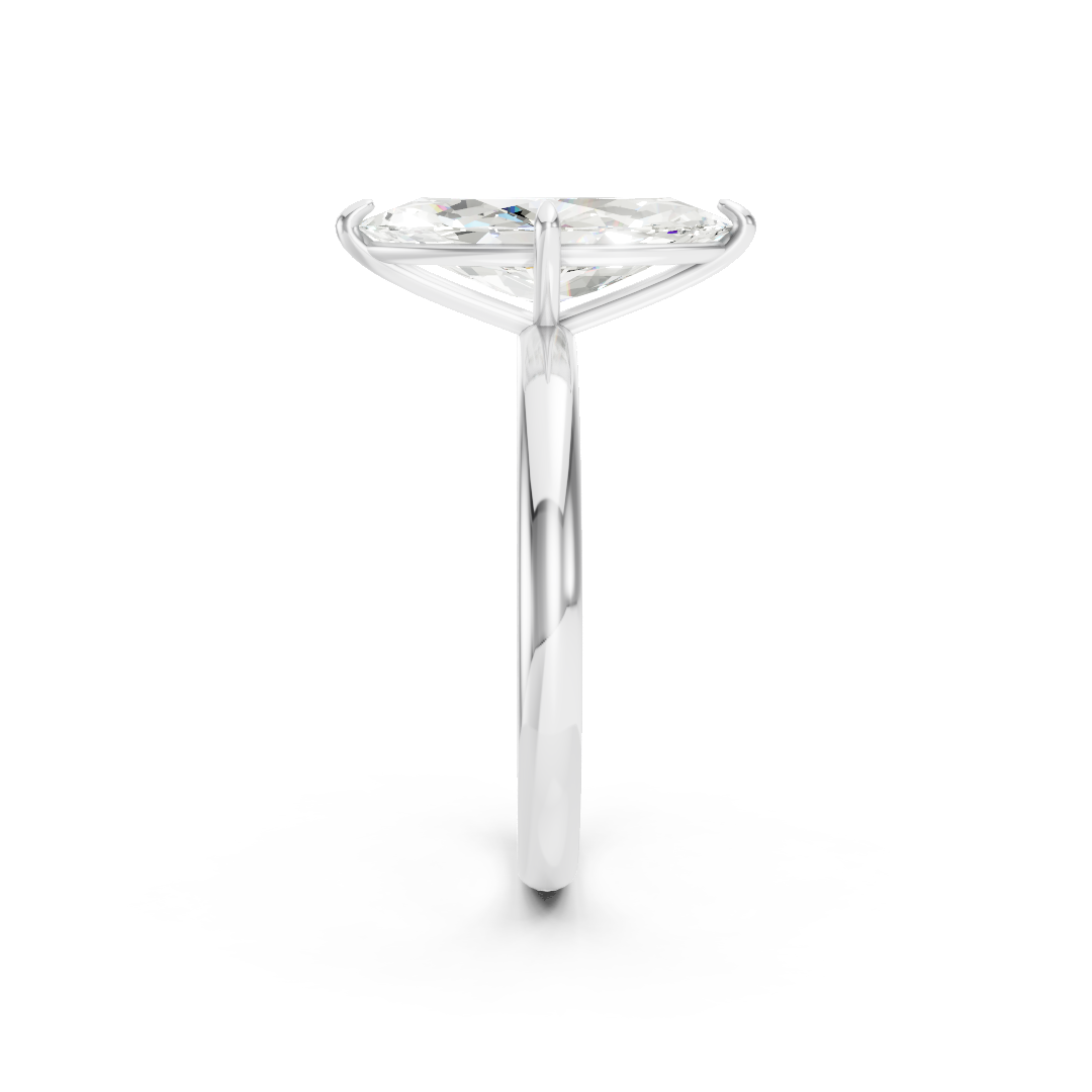 Marquise Solitaire Engagement Ring